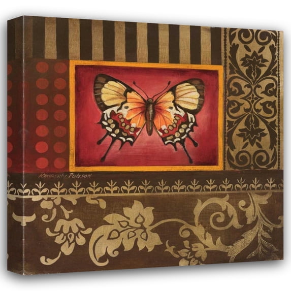 Kimberly Poloson 15x15 Gallery Wrapped Canvas Wall Art Titled - Over the Rainbow I