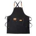 thumbnail image 2 of Hicess Flexible Kitchen Apron Shrinkage-proof Canvas Anti-deformed Cooking Apron for Baking, 2 of 8
