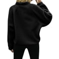 thumbnail image 6 of Yokua Thermal Fleece Jacket Button Down Fuzzy Coat for Women Warmth in Cold Weather, 6 of 10