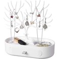 thumbnail image 1 of Soporte para joyas con cajones, soporte para exhibición de joyas, árbol de plástico para joyas, soporte para joyas, almacenamiento de joyas para guardar aretes, collares y, 1 of 5