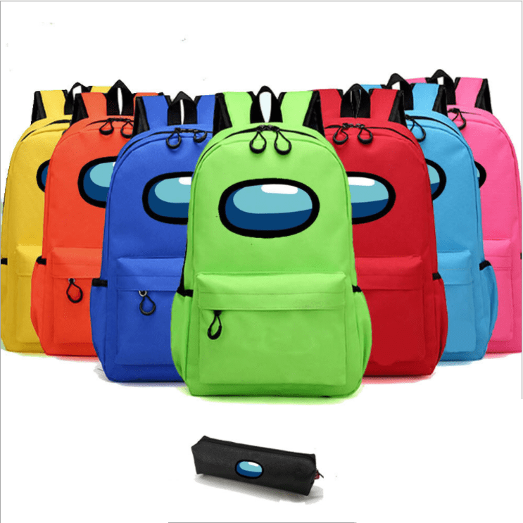 New fort nite Backpack Lunch bag stationery bag 3-piece schoolbag birthday gift