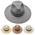 thumbnail image 2 of Walbest Summer Mens Sun Hat Wide Brim Straw Hat Sunscreen Washable Beach Fisherman Hat, 2 of 7
