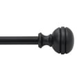 thumbnail image 3 of UTOPIA ALLEY Wall Mounted 5/8 Inch Curtain Rod - Curtain Rods For Windows 48 to 86 Inch, Adjustable Drapery Rods, Black Curtain Rods, Bedroom Curtain Rods, Tapestry Poles (Black, 48"-86"), 3 of 9