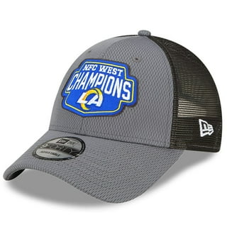 Men's New Era White/Heathered Gray Los Angeles Rams 2021 NFC Champions  Locker Room 9FORTY Snapback