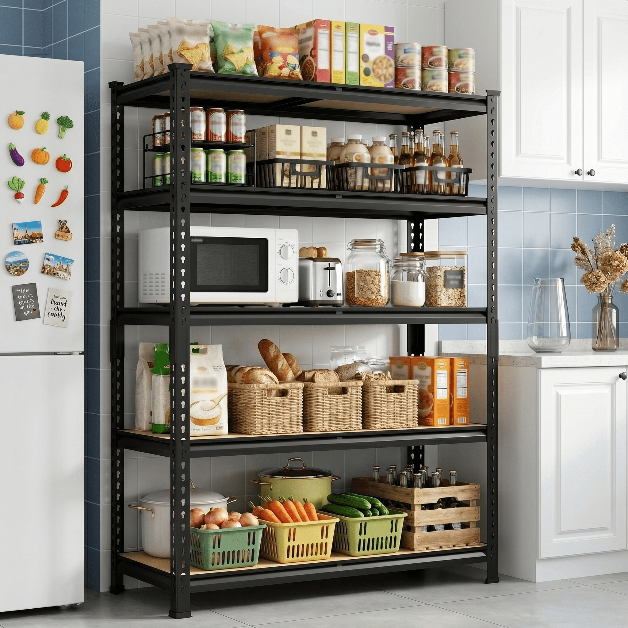 Prilinex 72"H 5-Tier Garage Shelving Unit, 1500 Lbs Capacity photo 5