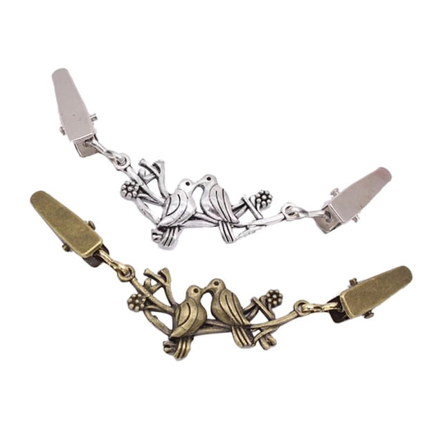 Clip de suéter,Suéter de mujer Clip Chal Cárdigan Clips Aleación,Clip de boca de Suéter Cadena Collar Pasadores Cierres,Clip de cárdigan vestido broche accesorios de joyería,Moda Salvador Clip de suéter