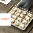 thumbnail image 2 of Rectangular Baking Pan High Temperature Resistant Carbon Steel Bakeware Non-stick Coating Household Easy Cleaning Food Storage Tray for Home Restaurant, 2 of 9