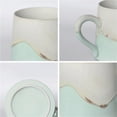 thumbnail image 3 of Elegante taza de café verde con tapa (juego de 1 unidad), exquisita taza de cerámica con estilo de tinta, capacidad de 345 ml for uso en la oficina., 3 of 7