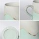 thumbnail image 3 of Elegante taza de café verde con tapa (juego de 1 unidad), exquisita taza de cerámica con estilo de tinta, capacidad de 345 ml for uso en la oficina., 3 of 7
