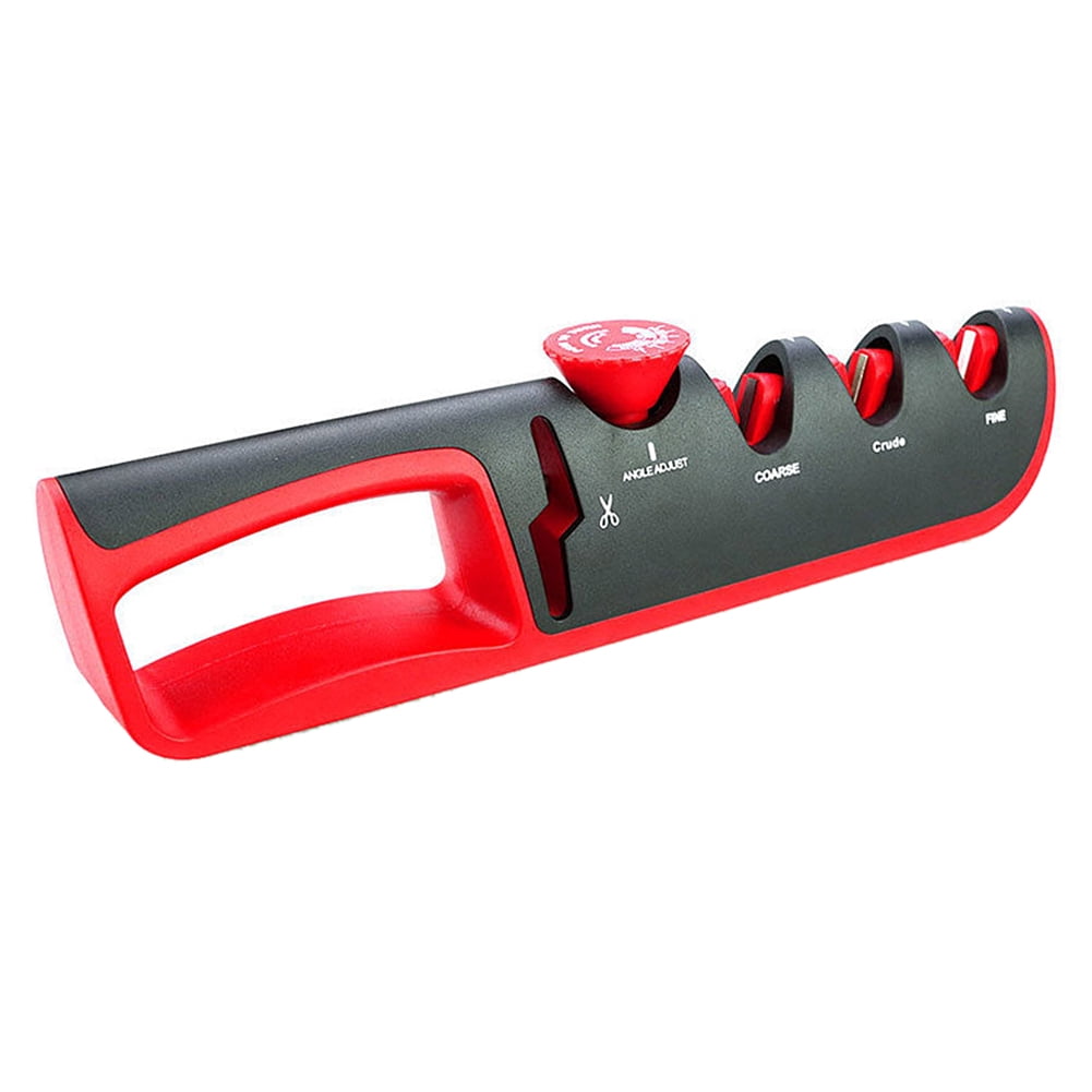 Angle Adjustment Knife Sharpener 4 Stages Scissors Sharpening Stone