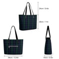 thumbnail image 3 of Scottish Tartans-Scotland Clans Woman Leather Handbags Large Tote Bag Fashion Portable Handbags With Zipper, 3 of 7