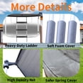 thumbnail image 2 of 8FT/10FT/14FT/16FT Trampolines with Safety Enclosure Net for Kids Adults , Outdoor Recreational Trampoline with Heavy-Duty Jumping Mat & Spring Cover Padding, Backyard Round Trampoline, Gay, 2 of 6