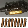 thumbnail image 2 of 8Pcs Bike Pedal Reflector Cycling Foot Pedal Reflector Bicycles Pedal Reflector Safety Night Cycling Reflective Warning, 2 of 9