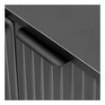 thumbnail image 4 of Noble House Modern Side Cabinet with Adjustable Shelves & Geometric Door Design, Black, 4 of 12