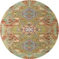 thumbnail image 1 of Ahgly Company Indoor Round Traditional Red Persian Area Rugs, 4' Round, 1 of 6