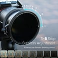 thumbnail image 3 of SmallRig 95mm CPL-VND Filter Kit with Rod Clamp fr 95mm/82mm/77mm/72mm/67mm Lens, 3 of 8