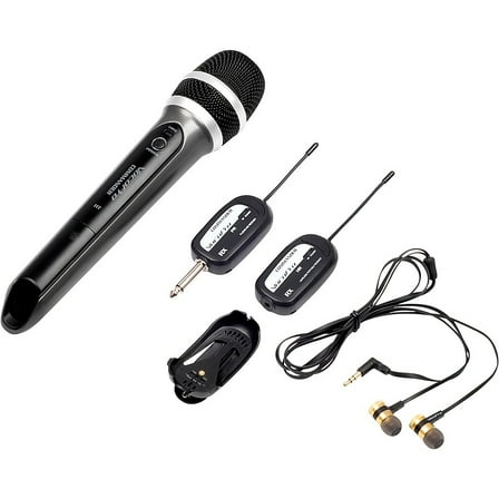 VocoPro SingAndHear-Trio - All-in-one wireless Microphone / Wireless in-ear Receiver System 902-928 MHz Black