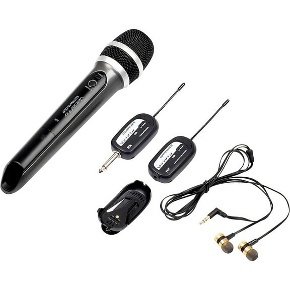 VocoPro SingAndHear-Trio - All-in-one wireless Microphone / Wireless in-ear Receiver System 902-928 MHz Black