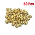 thumbnail image 1 of 50pcs M3 3mm M3-0.5 Brass Threaded Metal Heat Set Screw Inserts for 3D Printing, 1 of 11
