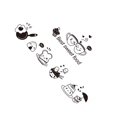thumbnail image 1 of fastboy Kitchen Coffee Sweet Food Cartoon Girl Cooking DIY Wall Sticker Dining Room PVC Wallpaper Removable Decals, 1 of 8
