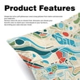 thumbnail image 2 of Inserts - Set of 2 Decorative Pillows with Unique Patterns for Home Decor, Couch, Bed - 16x16, 18x18, 20x20 Inches - Soft & Cozy Cushion Inserts for Living Room & Bedroom, 2 of 6