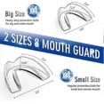 thumbnail image 2 of Moldable dental night guards for grinding teeth, 8pcs mouth guard for clenching at night, 2 of 5