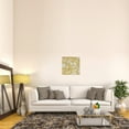 thumbnail image 3 of Global Gallery's 'Color my World Bird Paisley I Gold' by Daphne Brissonnet Stretched Canvas Wall Art, 3 of 4