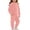 Pink, variant on Boys Girls Velour Tracksuit Set Hoodie Jacket with Pants Long Sleeve Solid Color Back to School Warm Jogger Outfit for Kids 9 Months-8 Years