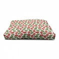 thumbnail image 4 of Christmas Pet House, Xmas Theme Winter Mitten with Snowflakes and Nordic Roses Print, Outdoor & Indoor Portable Dog Kennel with Pillow and Cover, 5 Sizes, Green Red and White, by Ambesonne, 4 of 5