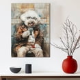 thumbnail image 5 of Old English Sheepdog Dog Poster Print Bathroom Decor - Old English Sheepdog Dog Canvas Wall Art For Bedroom Decor - Inspirational Wall Decor - Funny Dog Poster, 5 of 6