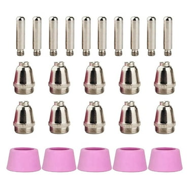 For ELECTRIC 58605 20A Plasma Cutter Parts 59184 Electrodes 59183 Tips Nozzles (25-Pk Kits)