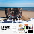 thumbnail image 4 of Lsque Chucky Beach Travel Bag - Water-Resistant, Large Capacity Lightweight Tote with 7 Pockets for Women and Men - Perfect for Beach, Pool, Gym, and Travel, 4 of 6