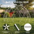 thumbnail image 3 of LAZZO 12x7 Ft Bubble Tent, Outdoor 360°View Garden Dome Tent with Ventilation Windows for Backyard, Patio and Greenhouse Use, 3 of 9