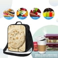 thumbnail image 4 of Fotbe Taco Tortillas Lonchera Bolsa de Almuerzo para Hombres y Mujeres, Lonchera de Gran Capacidad, Bolsa de Almuerzo Reutilizable, Bolsa Térmica Aislante, 4 of 7