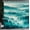 Dark Seafoam Dark Teal, variant on Orchid Shower Curtain, Greenery Composition of Tree and Exotic Wild Fuchsia Flowers Stones, Cloth Fabric Bathroom Decor Set with Hooks, 69" W x 84" L, Charcoal Grey Lime Green