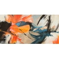 thumbnail image 2 of Jim, Stone 18x11 White Modern Wood Framed Museum Art Print Titled - Oranges and Blues, 2 of 4