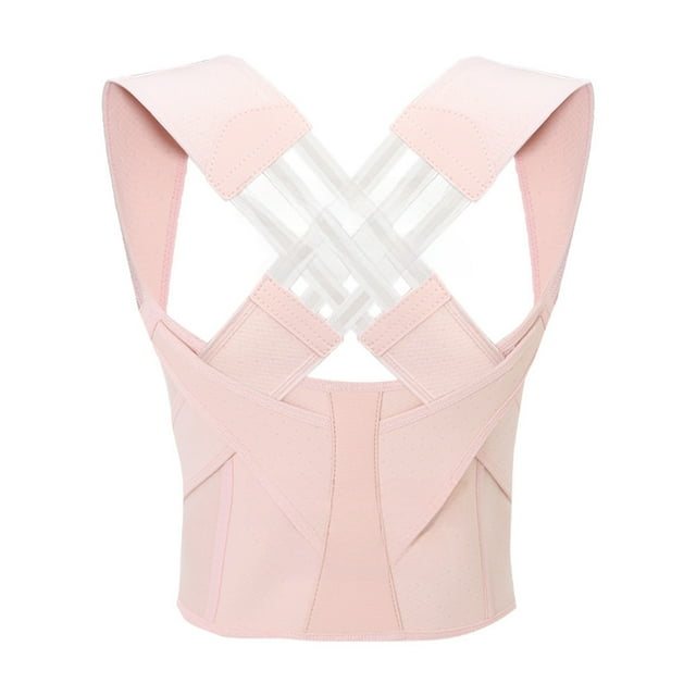 Export-Grade Smart Adjustable Posture Corrector with Custom Logo Option – Premium Nylon-Spandex Blend for Comfortable, Non-Restrictive Back & Shoulder Support, Ideal for Global Markets (Pink, XXL)