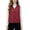 Red, variant on Vests for Women Zaewscy Women V‑Neck Quilted Vest Sleeveless Zip Up Lightweight Padded Gilet with Side Pockets Red L
