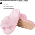 thumbnail image 2 of Pantuflas Bluelander, Unisex, Talla 23, Antideslizantes para Uso Interno y Externo, Rosa, 2 of 5