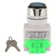 thumbnail image 1 of 3 Position Key Operated Rotary Switch 2 Keys 22mm Mount LAY37-20Y/31, 1 of 4