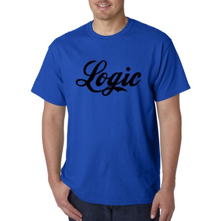 823 - Unisex T-Shirt Logic Script Rapper Rap Hip-Hop XL Royal