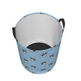 thumbnail image 3 of Kll French Bulldog Puppy Waterproof Foldable Laundry Hamper Bucket With Handles For Storage Bin,Kids Room,Home Organizer (Medium), 3 of 8