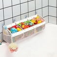 thumbnail image 5 of Bathroom Toy Storage Organizer, Large Capacity Mesh Hanging Bag for Bath Toys, Wall Mounted Bathroom Organizer, Bathtub Toy Storage Shower Caddy B 24.8x6.3x8.6", 1Pcs, 5 of 6