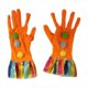 thumbnail image 1 of Guantes de payaso para Halloween, regalo divertido y adorable para fiestas navideñas, ideales para juegos de rol. Naranja, 1 of 9