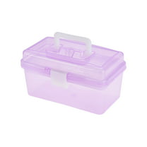 Art Craft Supply Organizer Box Large Plastic Hobby Storage Box for Metallic  Marker Paint Pen