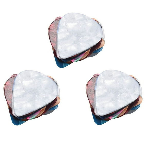 60Pcs Colorful Celluloid Thin Guitar Picks 0.46mm / 0.71mm Color Random,60 x Guitar Picks,color randaom