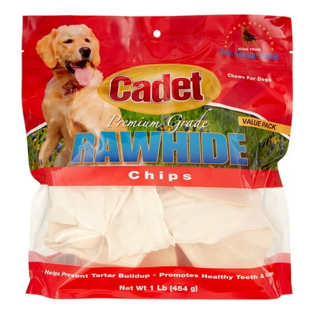 Ims Trading 10060-16 Gourmet Dog Treats, Rawhide Chips, Natural,