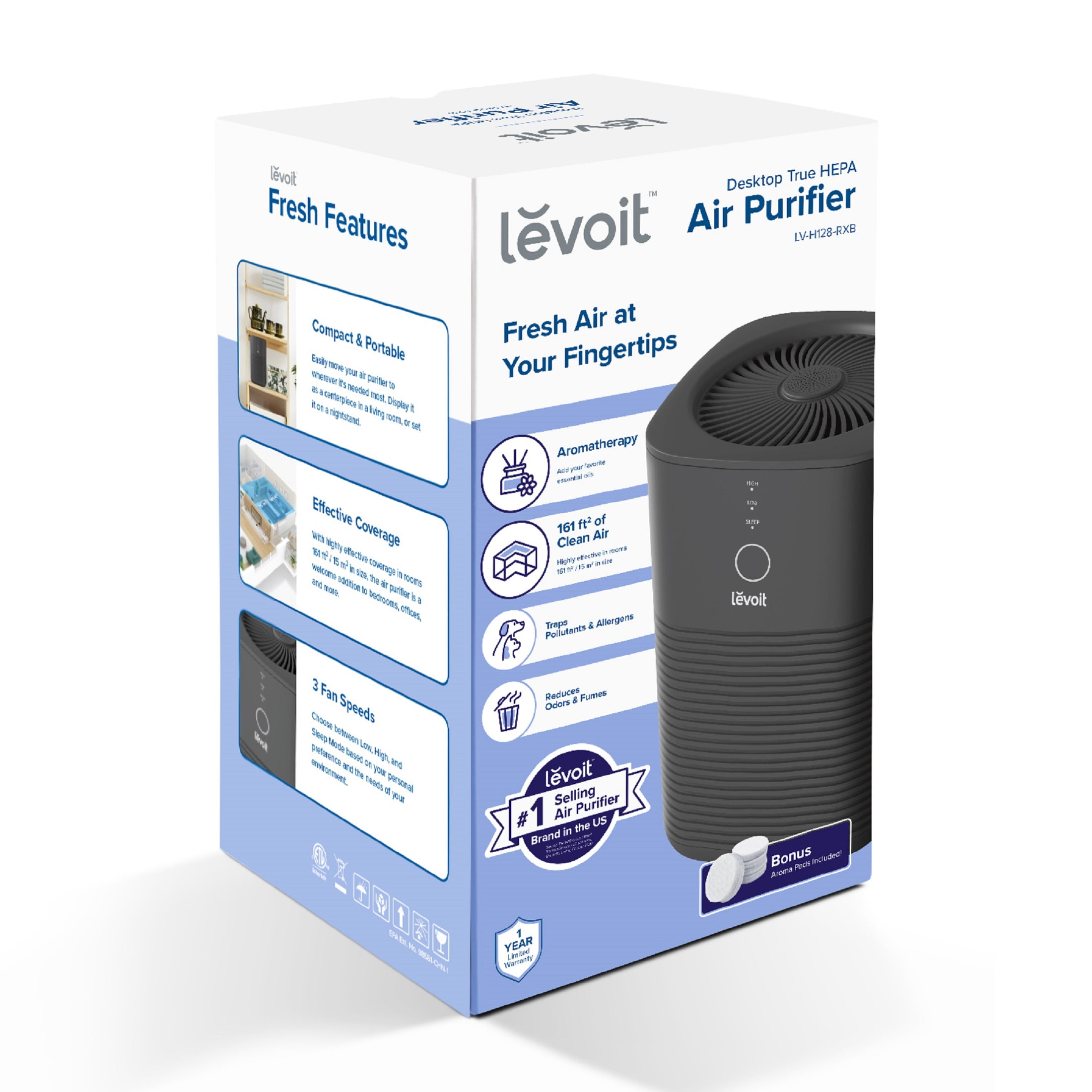LEVOIT LV-H128 Air Purifier Replacement, 3-in-1 Vietnam