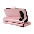 thumbnail image 4 of ELEHOLD Wallet Case For Google Pixel 7, Luxury PU Leather Shockproof Magnetic Flip Kickstand Card Slots Cash Pocket Wallet Case With Detachable Lanyard, Rosegold, 4 of 11