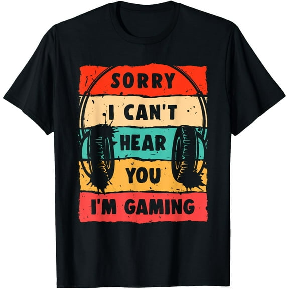 Funny Gamer Shirt for Teens Boys Men Video Gaming T-Shirt